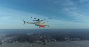 SMSMD mine countermeasure payload for US Navy Fire Scout helicopter