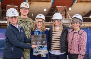 USS Ted Stevens (DDG 128) keel laying