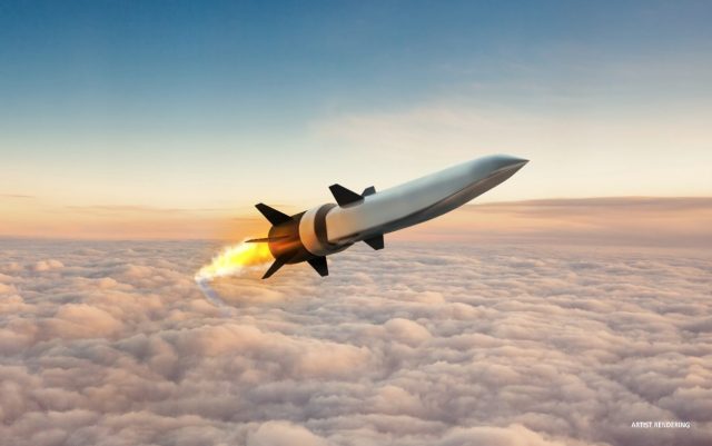 HAWC hypersonic weapon rendering