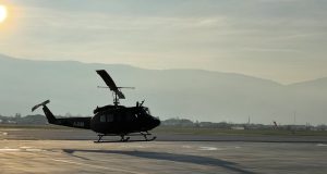 Bosnian Huey II helicopter
