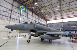 Modernized Brazilian Navy A-4 Skyhawk AF-1 fighter