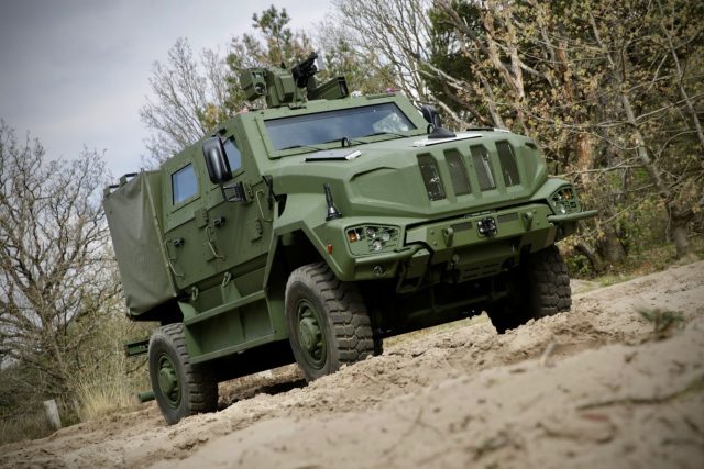 Dutch Manticore tactical vehicle