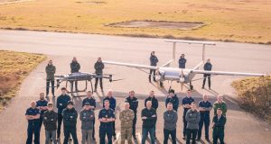 Royal Navy logistics drone trial