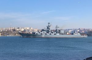 Black Sea Fleet cruiser Moskva destroyed in anti-ship missile strike