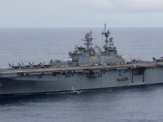USS Tripoli US Marine Corps’ Lightning carrier concept demonstration