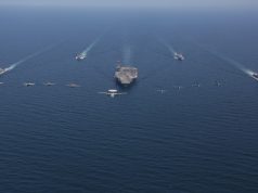 USS Abraham Lincoln and JMSDF in East Sea