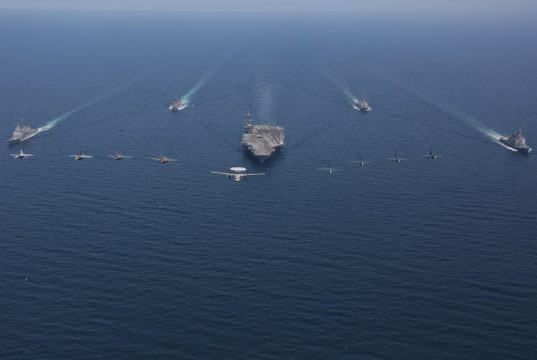USS Abraham Lincoln and JMSDF in East Sea
