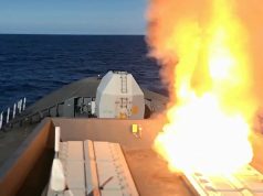 Type 45 missile launch