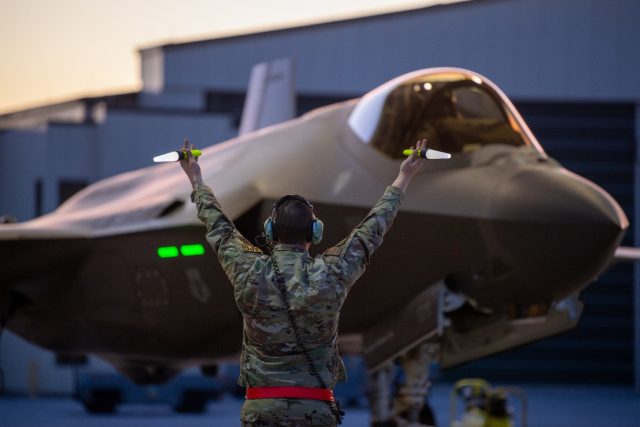 US Air National Guard f-35 in Germany