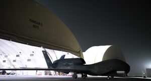 US Navy RQ-4 Global Hawk on BAMS-D mission in UAE