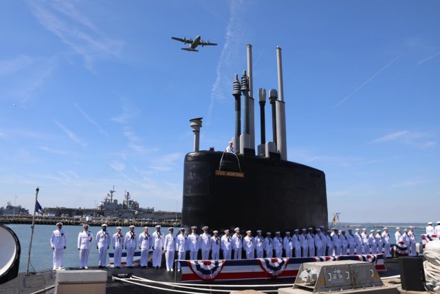USS Montana commissioning