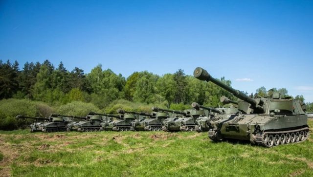 Norwegian M109 self-propelled howitzer in Ukraine