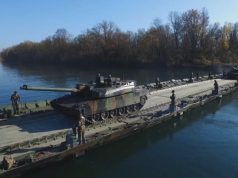 Floating bridge for Polish Army
