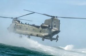 Royal Marines helicasting maneuver