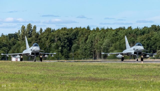 RAF Typhoons in Finland and Sweden