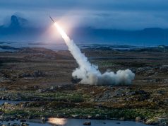 US Marines HIMARS launch in ANDØYA, Norway