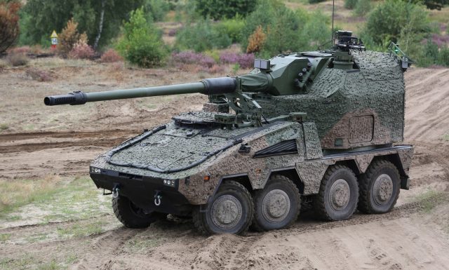 RCH 155 AGM one of two finalists in Swiss self-propelled howitzer program