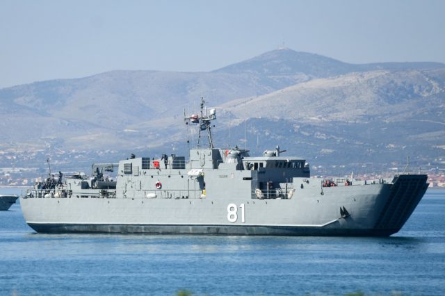 Croatian Navy minelayer Cetina