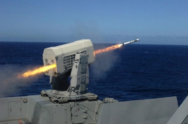 US Navy RAM missile