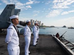 USS Ronald Reagan visits South Korea
