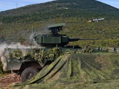 Croatian Army Patria 8x8 BOV launching Spike LR missile