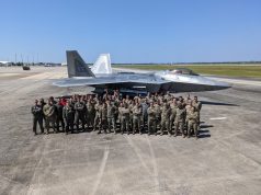 F-22 Raptor missile loading and firing record