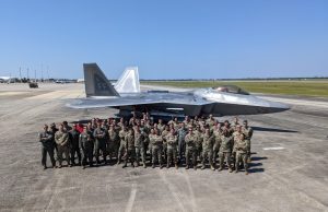 F-22 Raptor missile loading and firing record