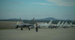 F-22 Raptors at Kadena