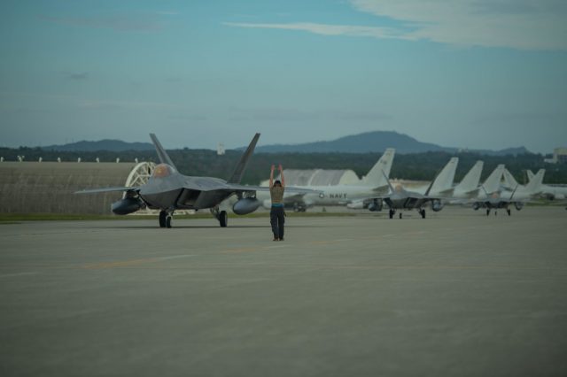 F-22 Raptors at Kadena