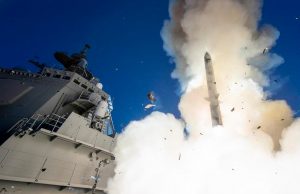 Standard Missile 3 (SM–3) Block IIA fired from the JS Maya (DDG 179)