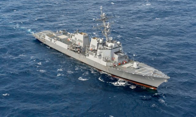 USS Jack H. Lucas at sea for first time