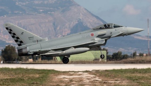 Eurofighter crash in Sicily