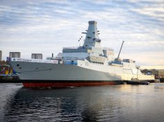 HMS Glasgow launch