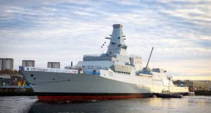 HMS Glasgow launch