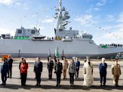 Royal Saudi Navy corvette Hail commissioning ceremony