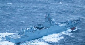 Admiral Gorshkov supposedly with Zircon hypersonic missile on board en route to the Mediterranean Sea
