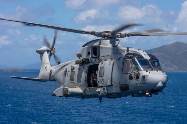 Final upgrade Royal Navy Merlin Mk4 helicopter