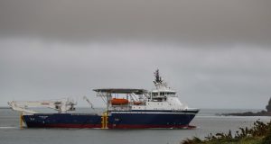 Mine hunting offshore supply vessel Royal Navy