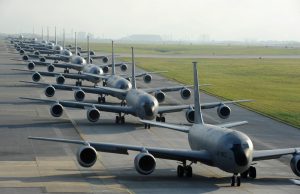 KC-135 tanker elephant walk