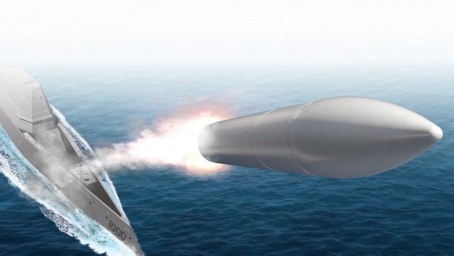 CPS hypersonic weapon launched from Zumwalt destroyer