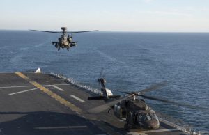 USS Tripoli US Army US Air Force helicopters