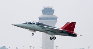 US Air Force's first T-7A Red Hawk, marking the start of the engineering and manufacturing development (EMD) phase of the program